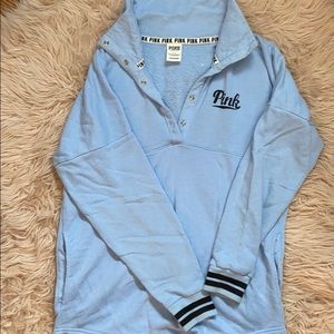 PINK Oversized Varsity Styled Sweater